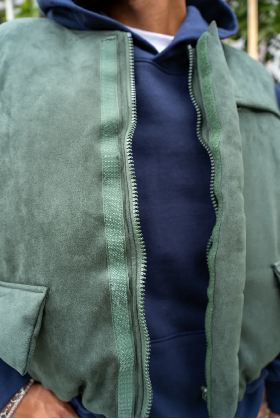 EPTM (SUEDE BUBBLE VEST) [HUNTER GREEN]