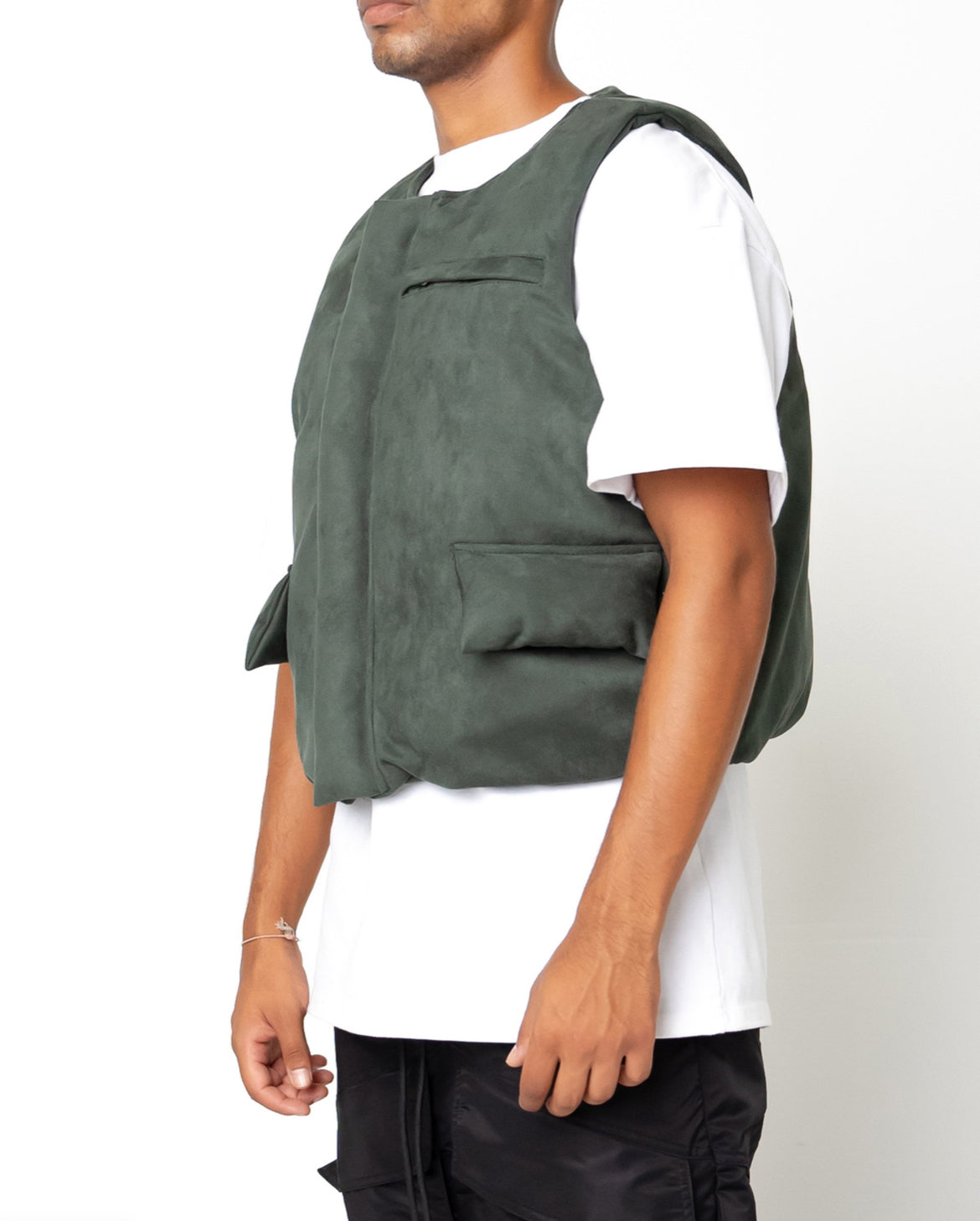 EPTM (SUEDE BUBBLE VEST) [HUNTER GREEN]