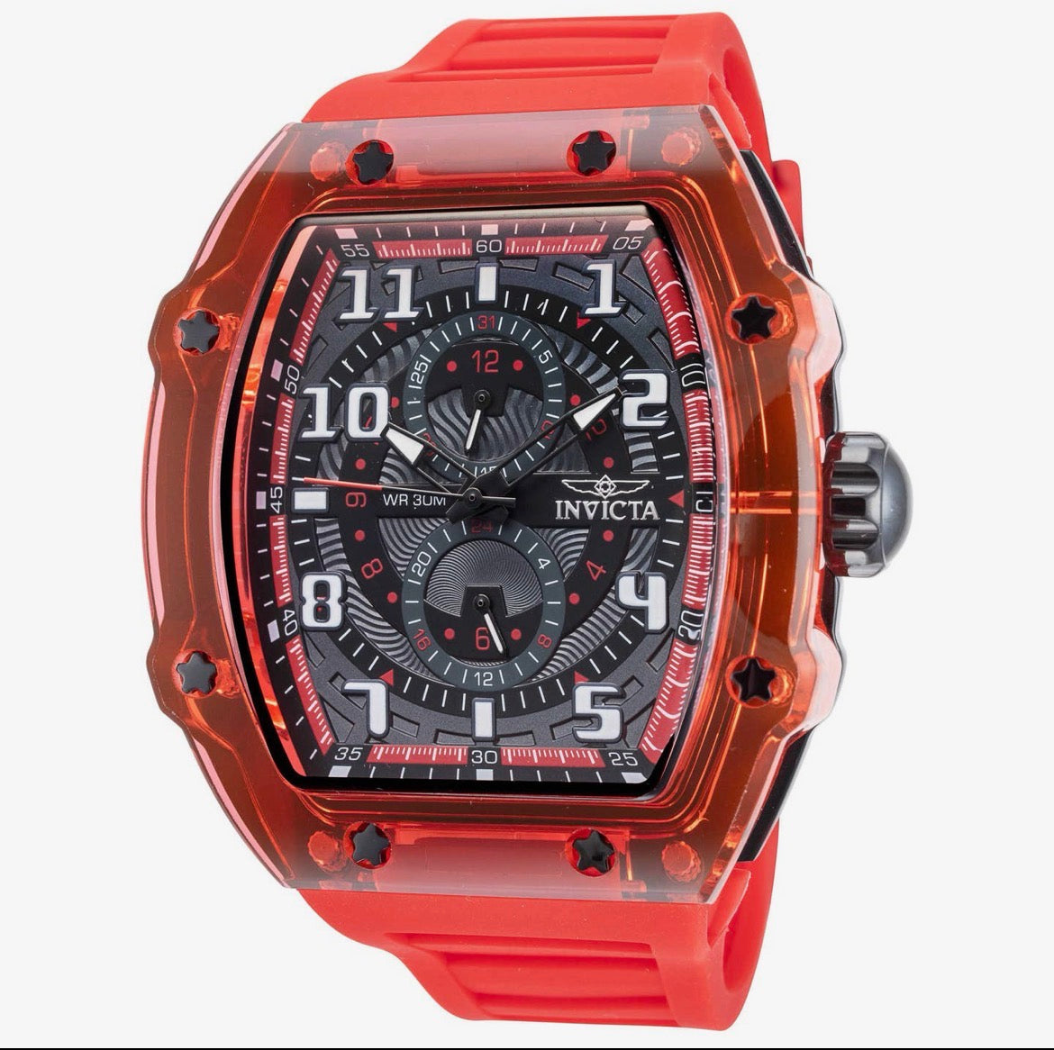 Invicta Racing Cyclone Men's Watch - 48.5mm, Red (48720)