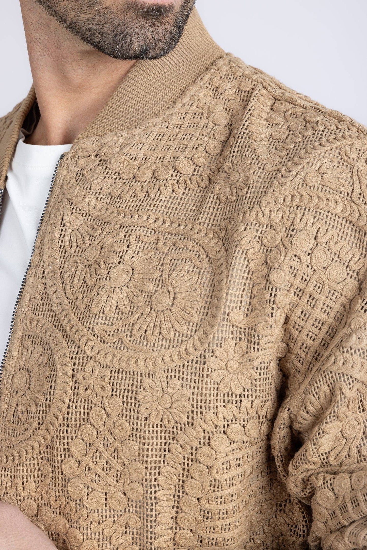 BARABAS {Pune Crochet Bomber Jacket}