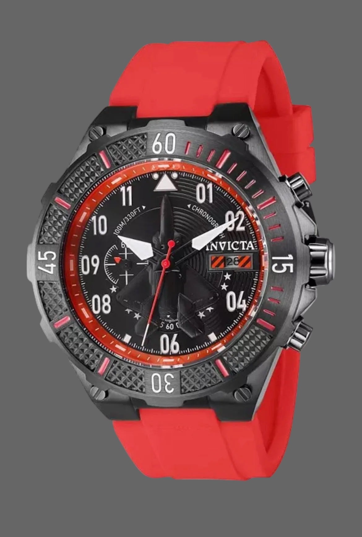 Invicta Aviator Chronograph Date Quartz Black Dial Men's Watch 39897