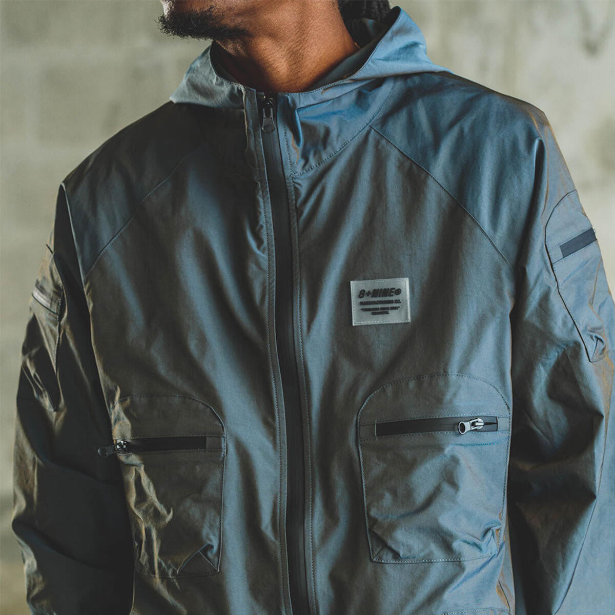 8&9 (Combat Nylon Jacket) [Iridescent Steel]