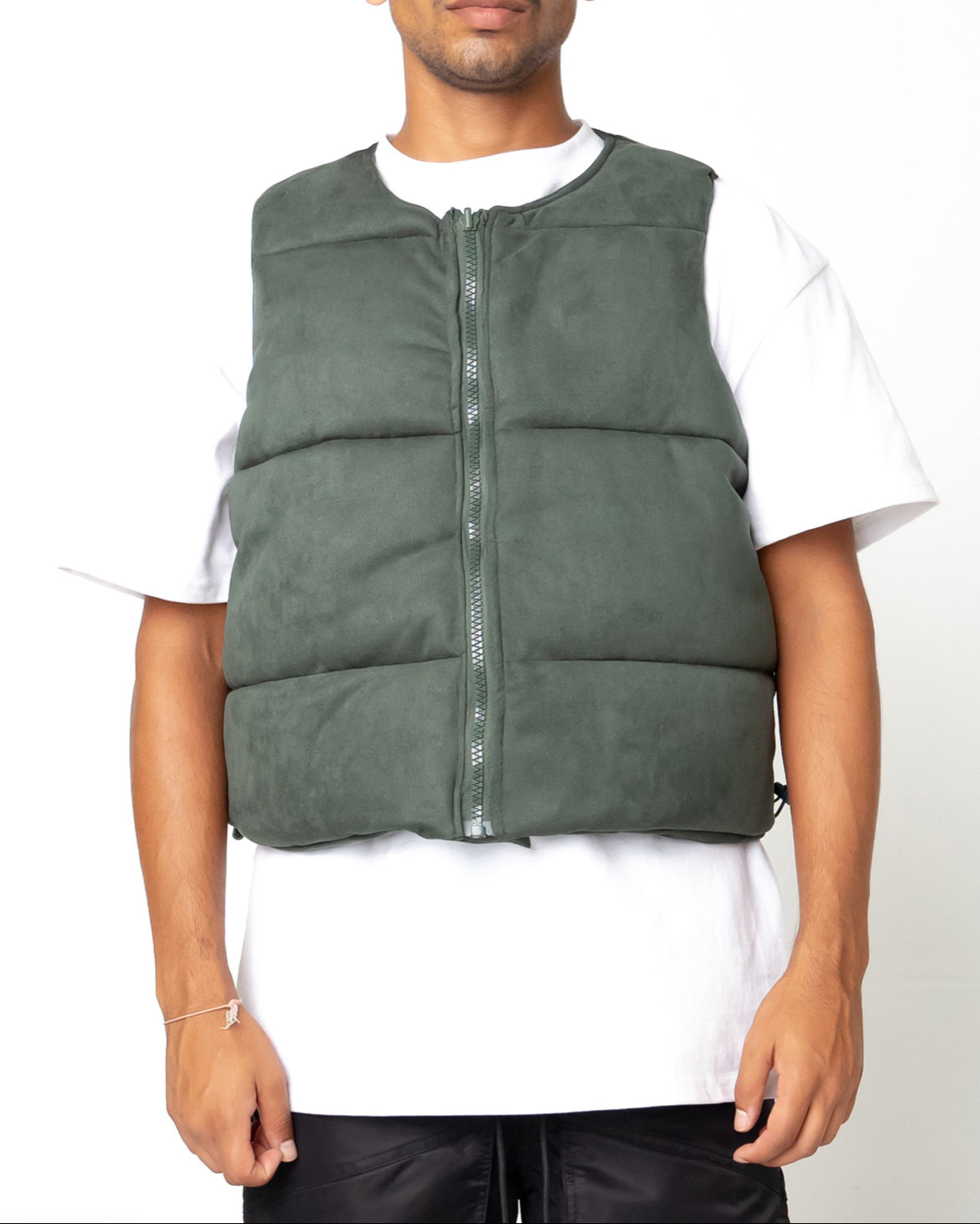 EPTM (SUEDE BUBBLE VEST) [HUNTER GREEN]