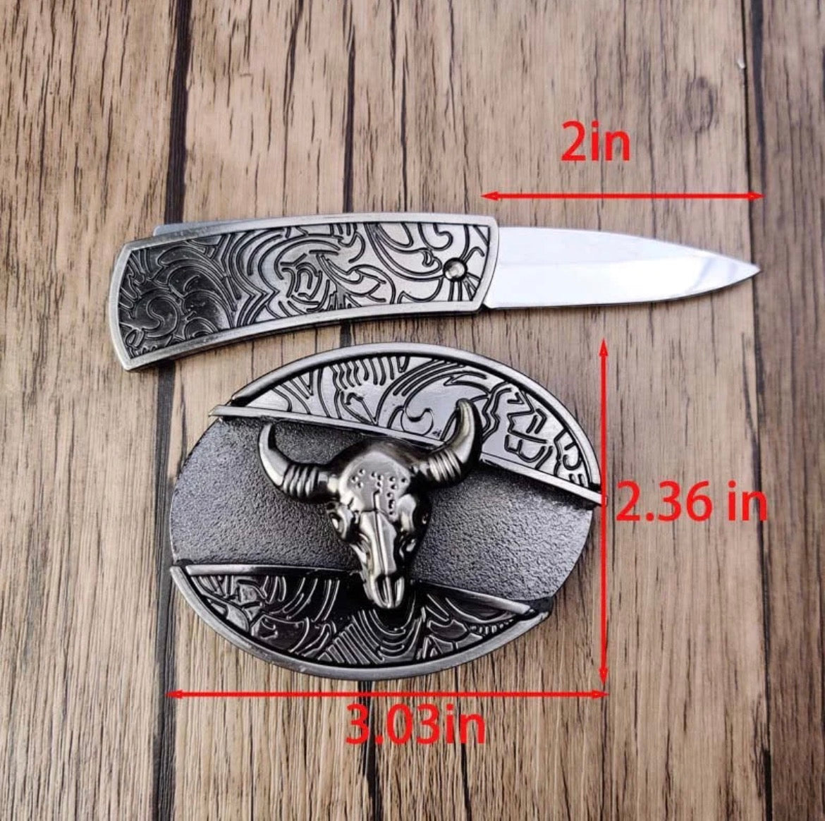 C7EATIVE COWBOY Metal Oval Belt Buckle 100% Genuine Leather Belt Included
