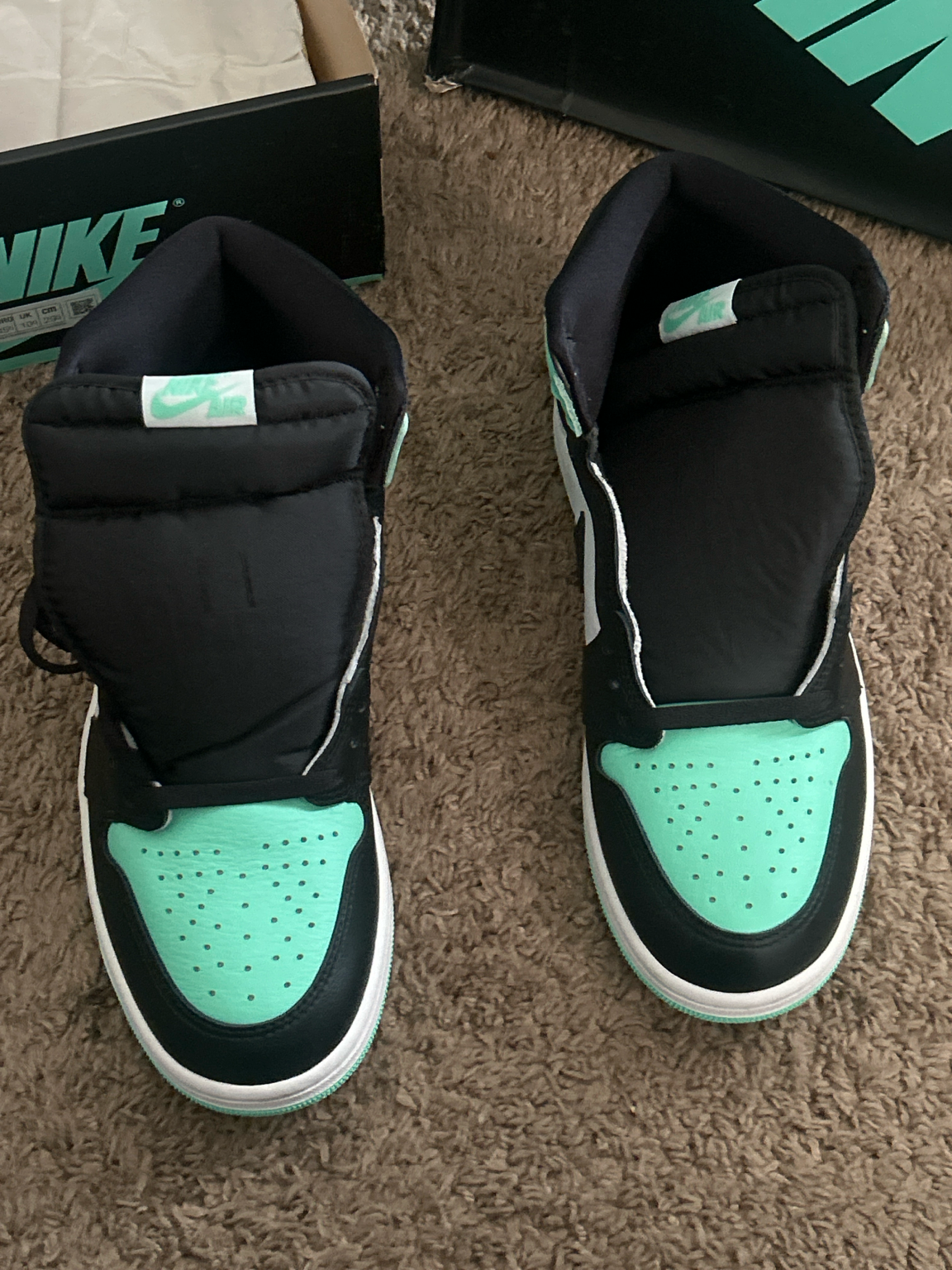 Air Jordan 1 Retro High OG “Green Glow” (DZ5485-130) {Men’s 11.5}