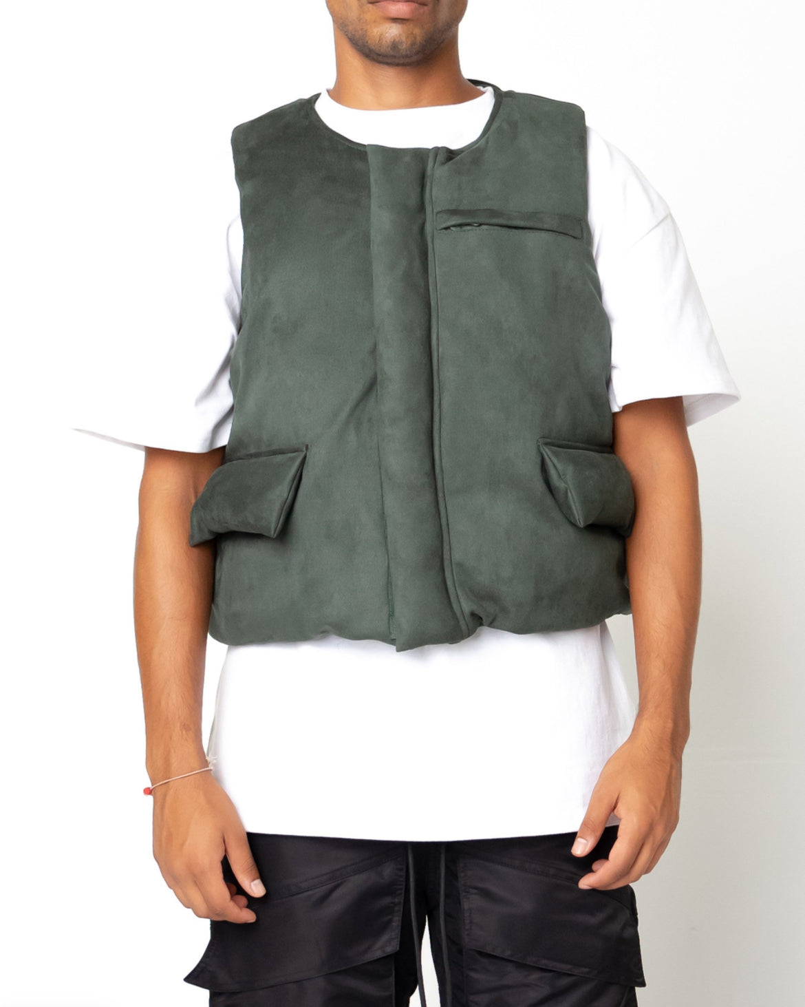 EPTM (SUEDE BUBBLE VEST) [HUNTER GREEN]