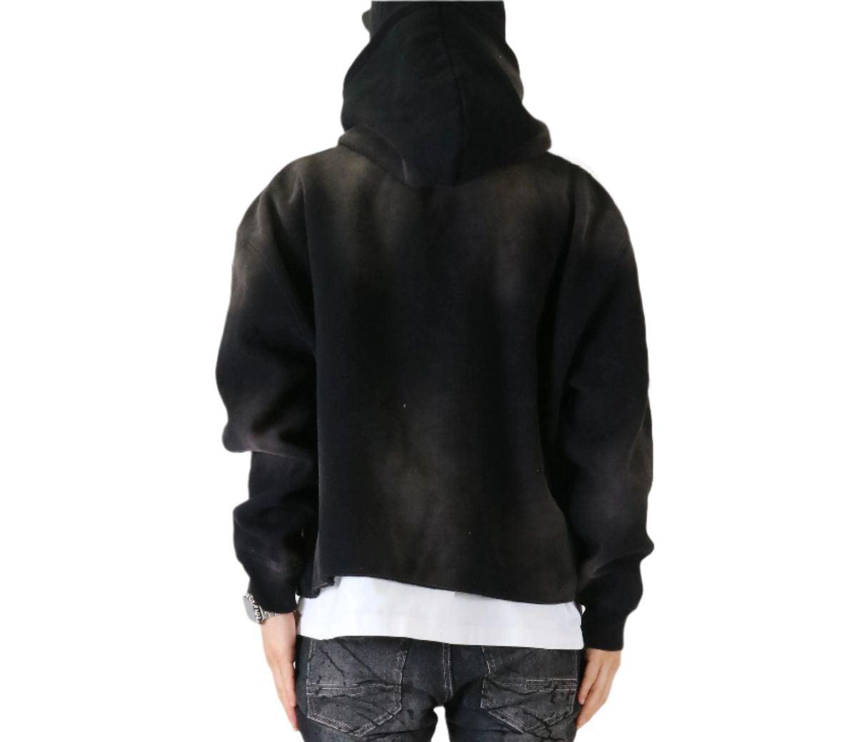 Love To Kleep {PEBBLE(BLACK)} PEBBLE Heavy weight brushed vintage washing pullover hoodie