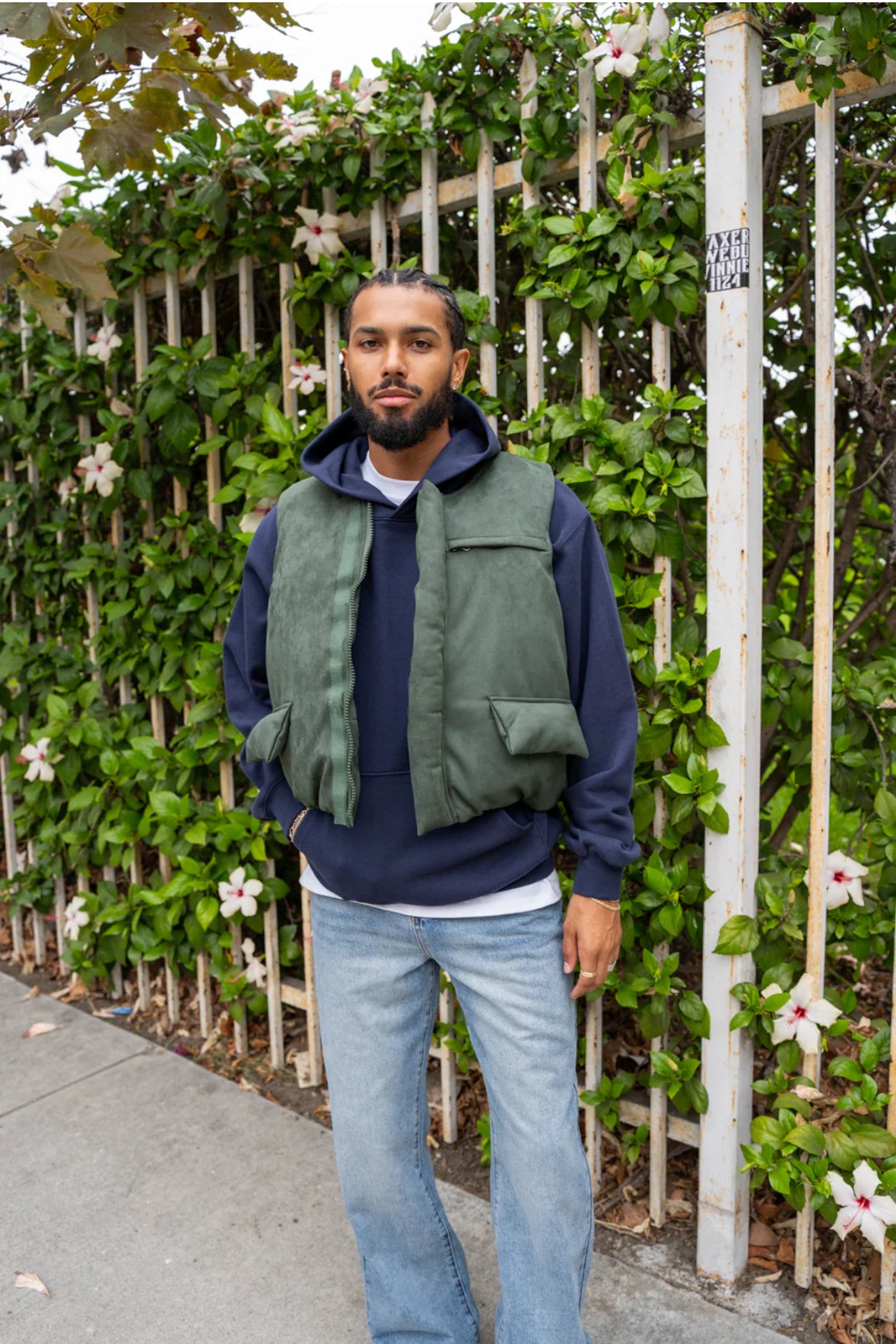 EPTM (SUEDE BUBBLE VEST) [HUNTER GREEN]