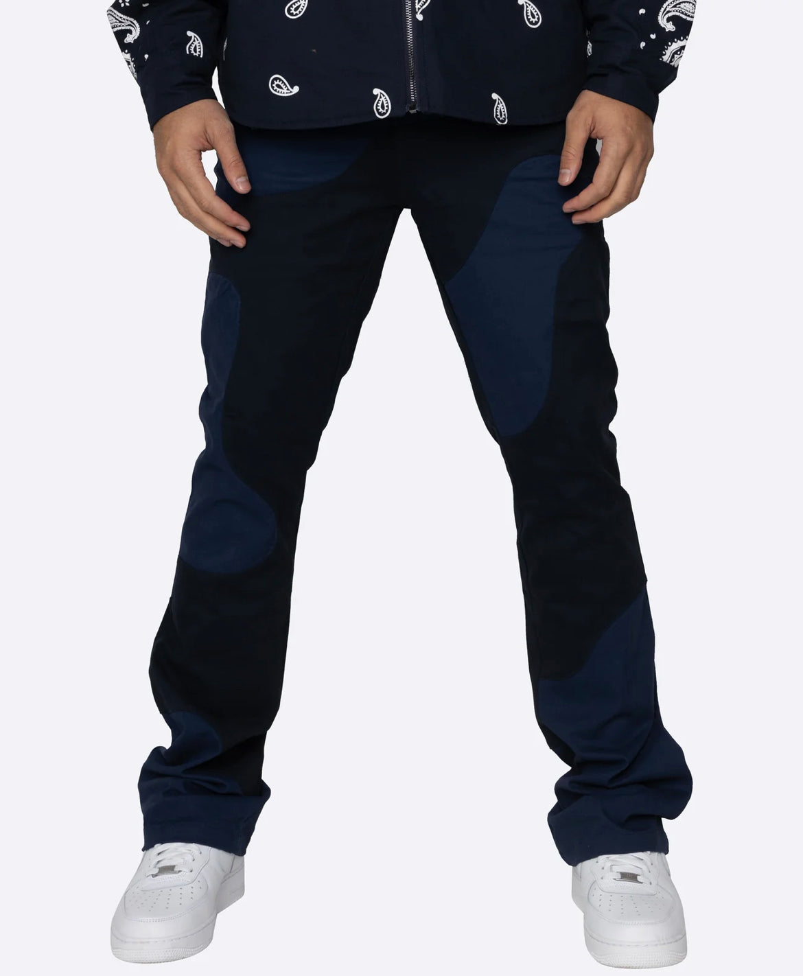 EPTM (DAVE EAST MARBLE PANTS-BLUE/BLUE)