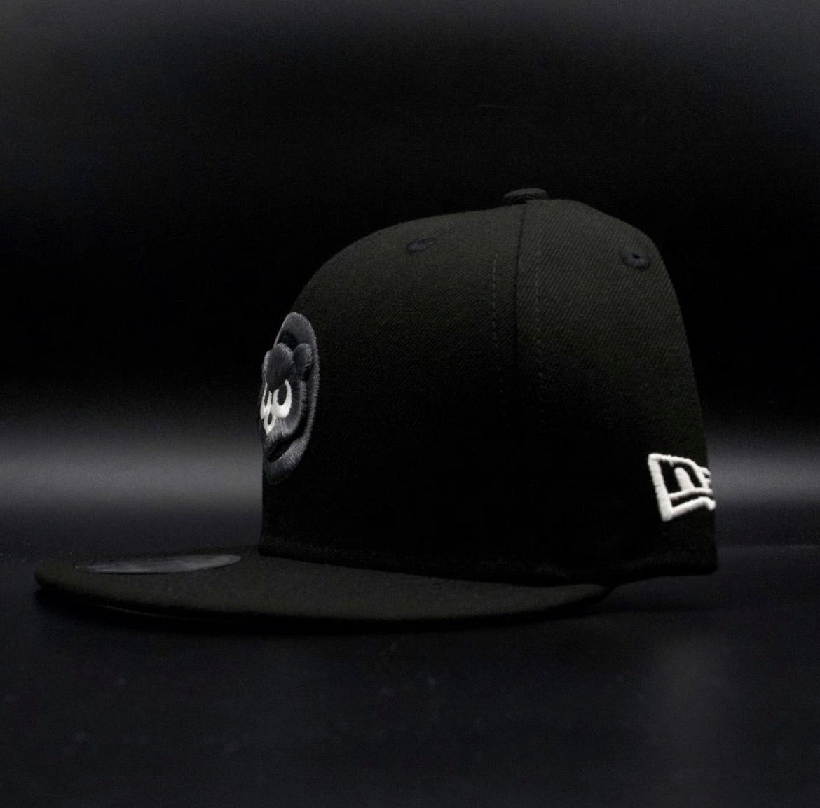 Chicago Cubs Black Bear Face Logo 1990 All Star Game Grey Brim 9FIFTY Snapback