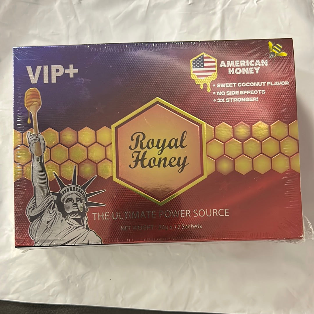 Royal Honey America VIP+ (12 Sachets - 20 G) – c7eativec7eation