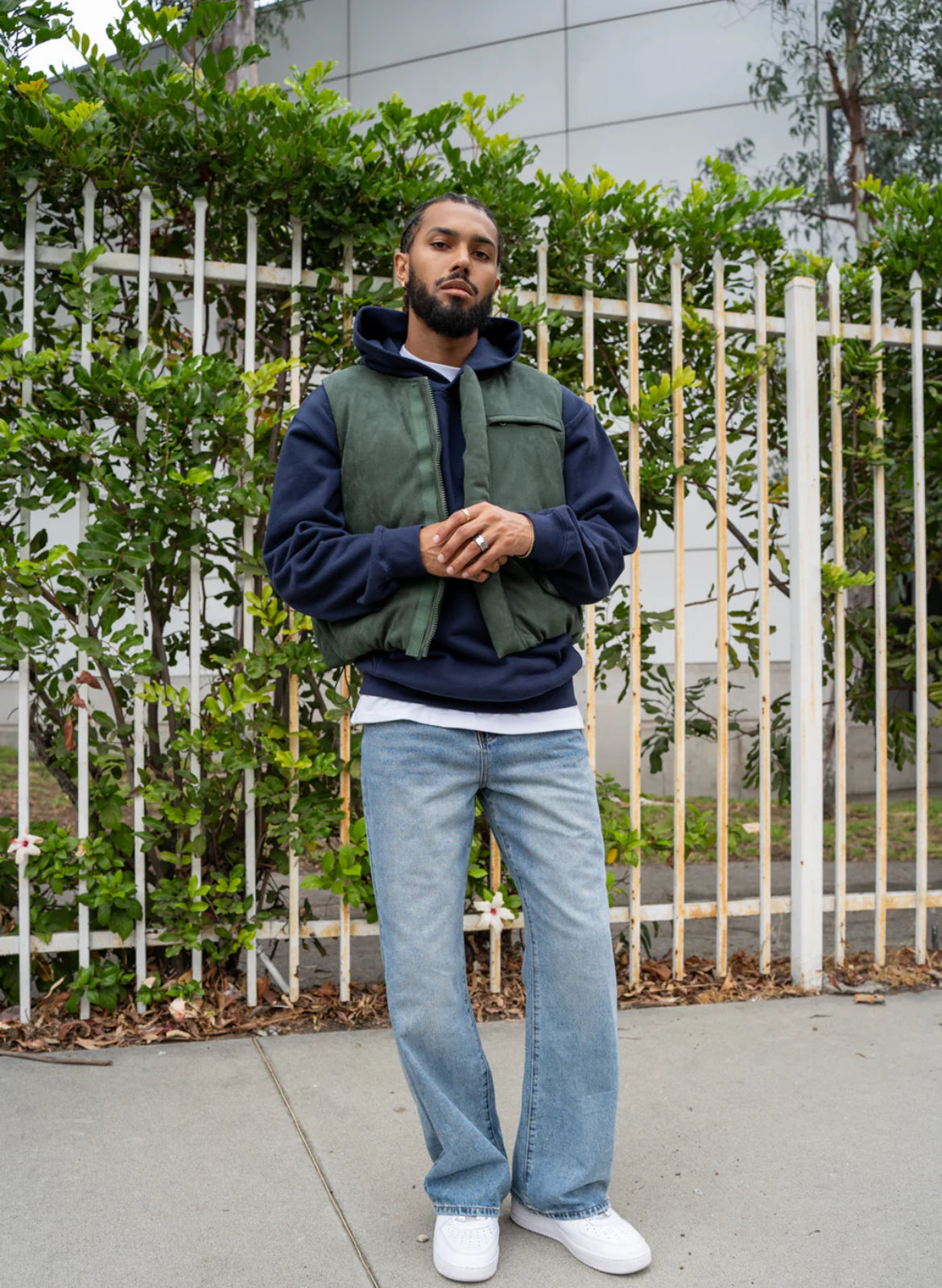 EPTM (SUEDE BUBBLE VEST) [HUNTER GREEN]