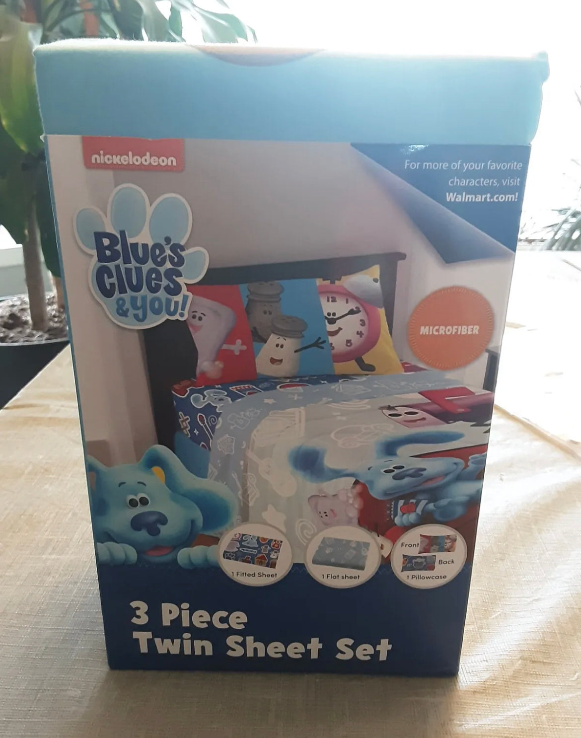 Nickelodeon Blue's Clues & You Kids Twin Sheet Set 3 Piece Set