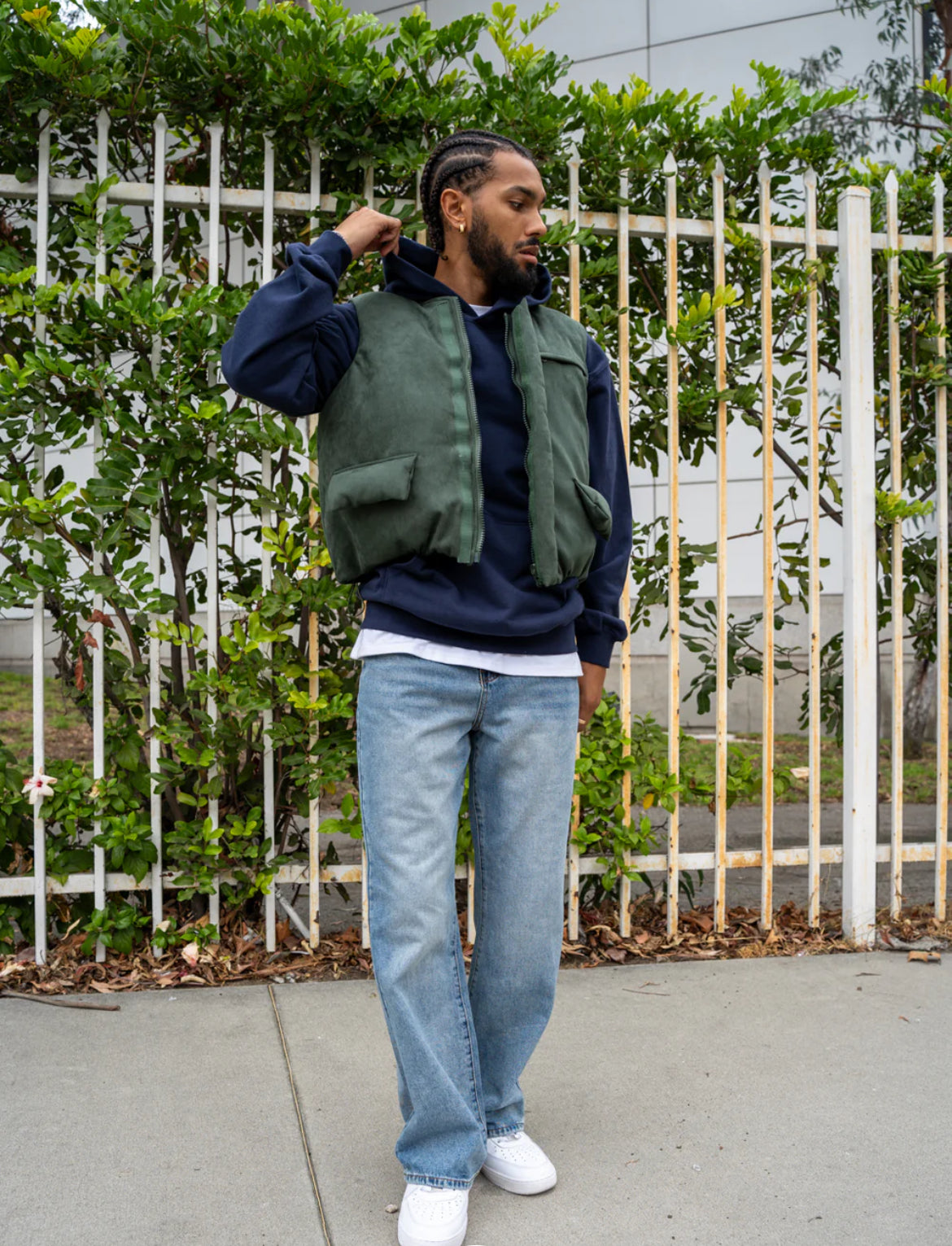 EPTM (SUEDE BUBBLE VEST) [HUNTER GREEN]