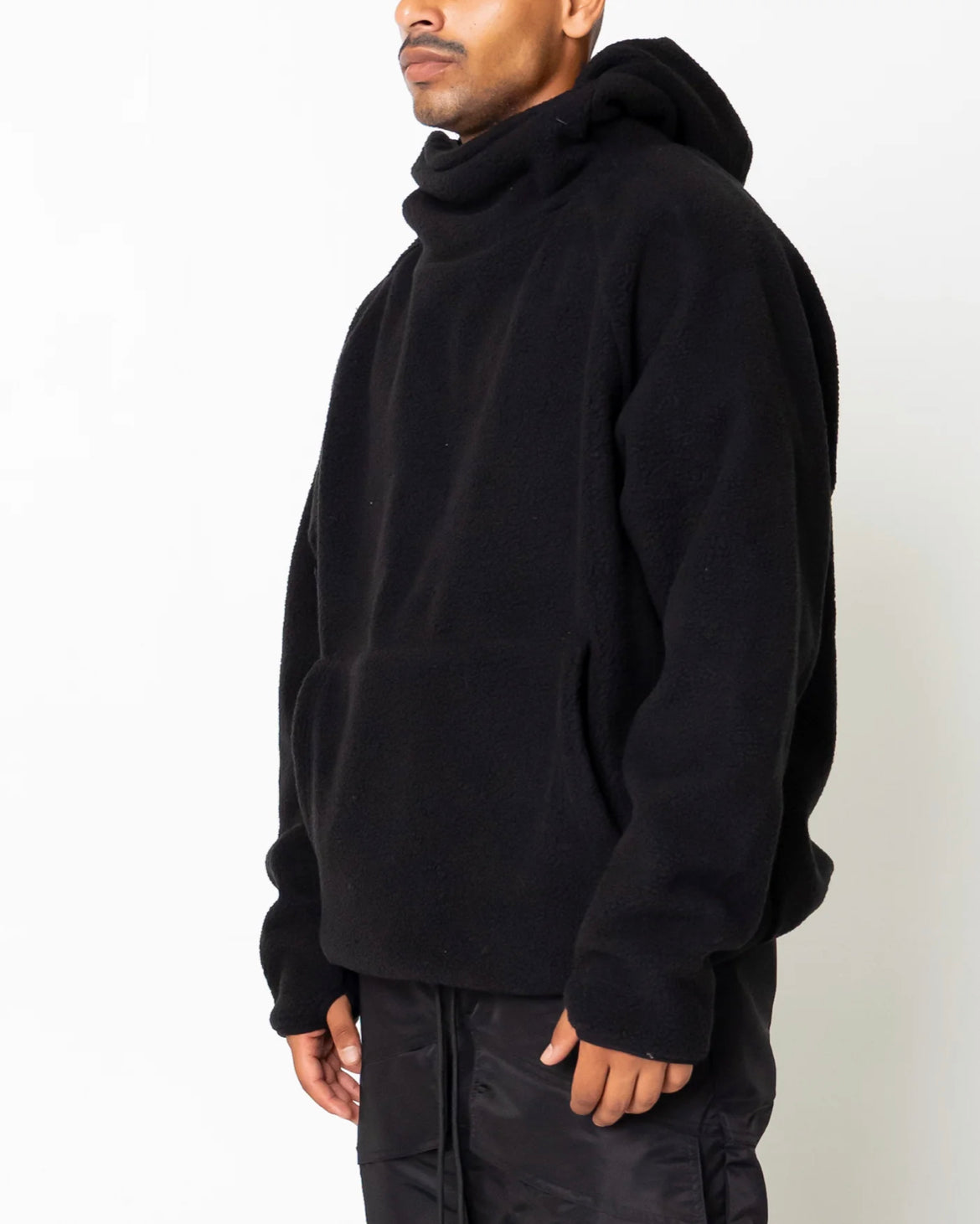 EPTM (BALACLAVA SHERPA HOODIE-BLACK)