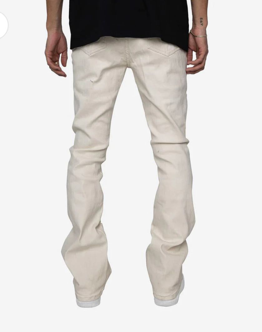 EPTM (KENNY FLARE JEANS-CREAM