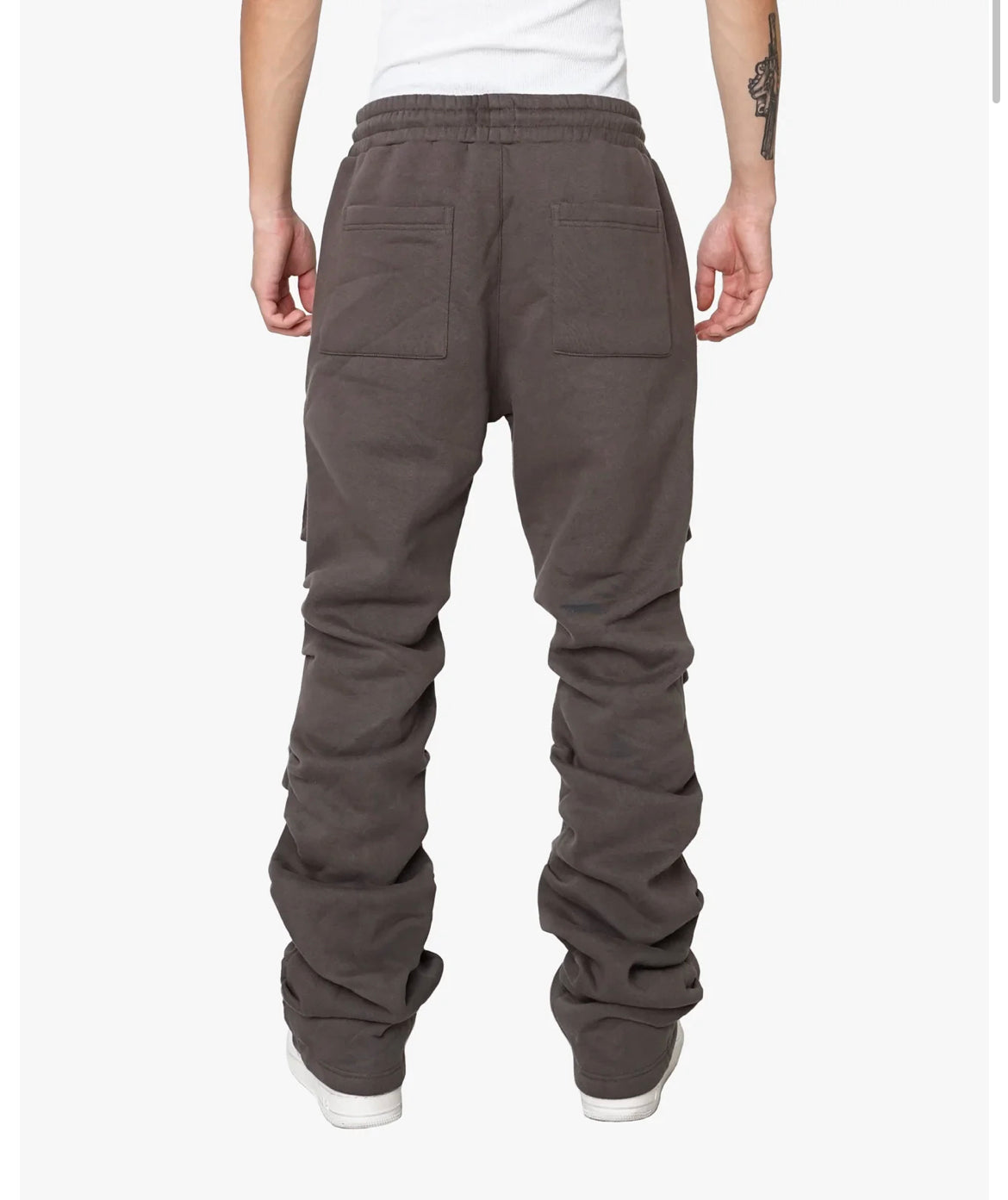 EPTM (Stacked Cargo Sweatpants- Charcoal)