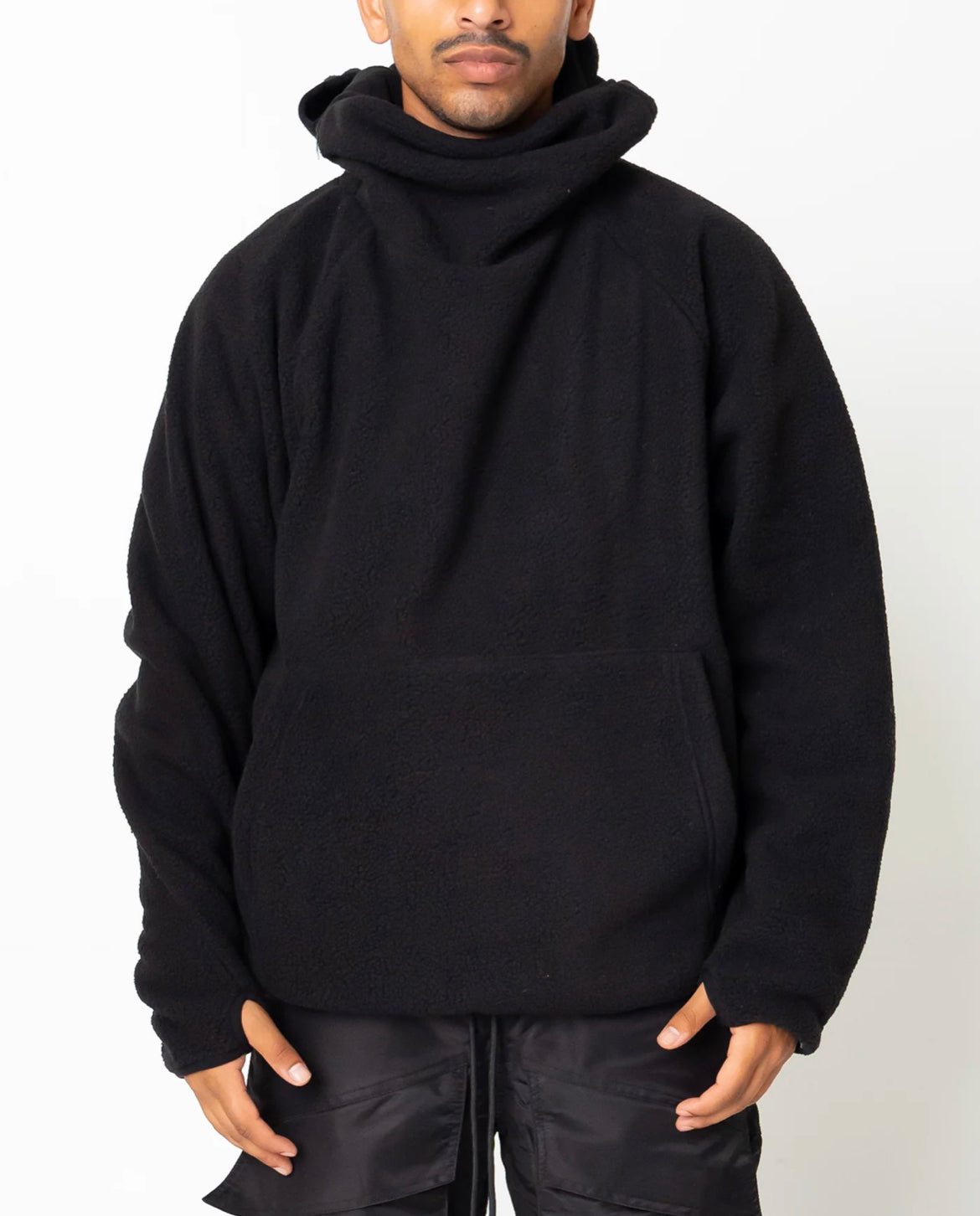 EPTM (BALACLAVA SHERPA HOODIE-BLACK)