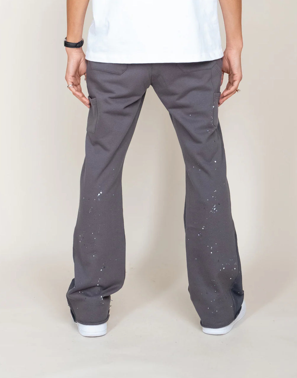 EPTM (FRENCH TERRY CARPENTER PANTS - CHARCOAL)