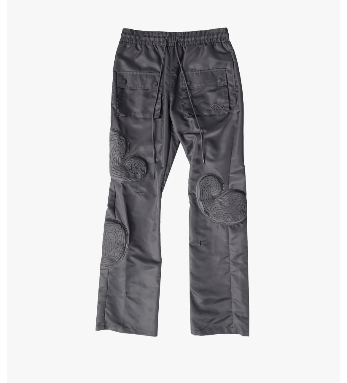 EPTM (PUFFER PAISLEY PANTS-CHARCOAL)