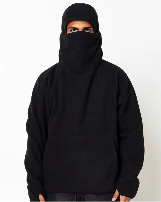 EPTM (BALACLAVA SHERPA HOODIE-BLACK)