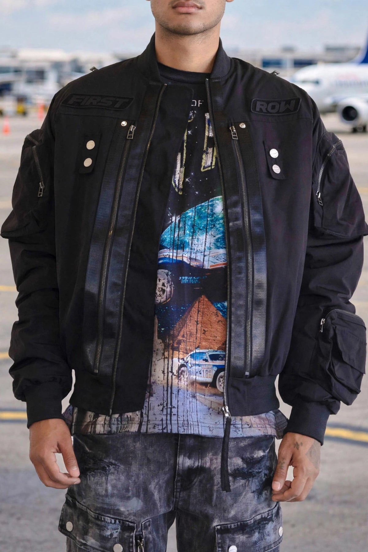 FIRST ROW (UTILITY MA-1 SMART JACKET)