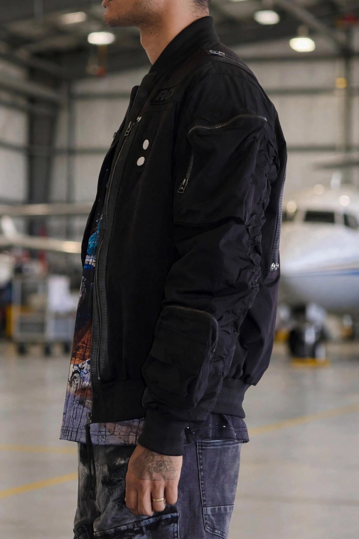 FIRST ROW (UTILITY MA-1 SMART JACKET)
