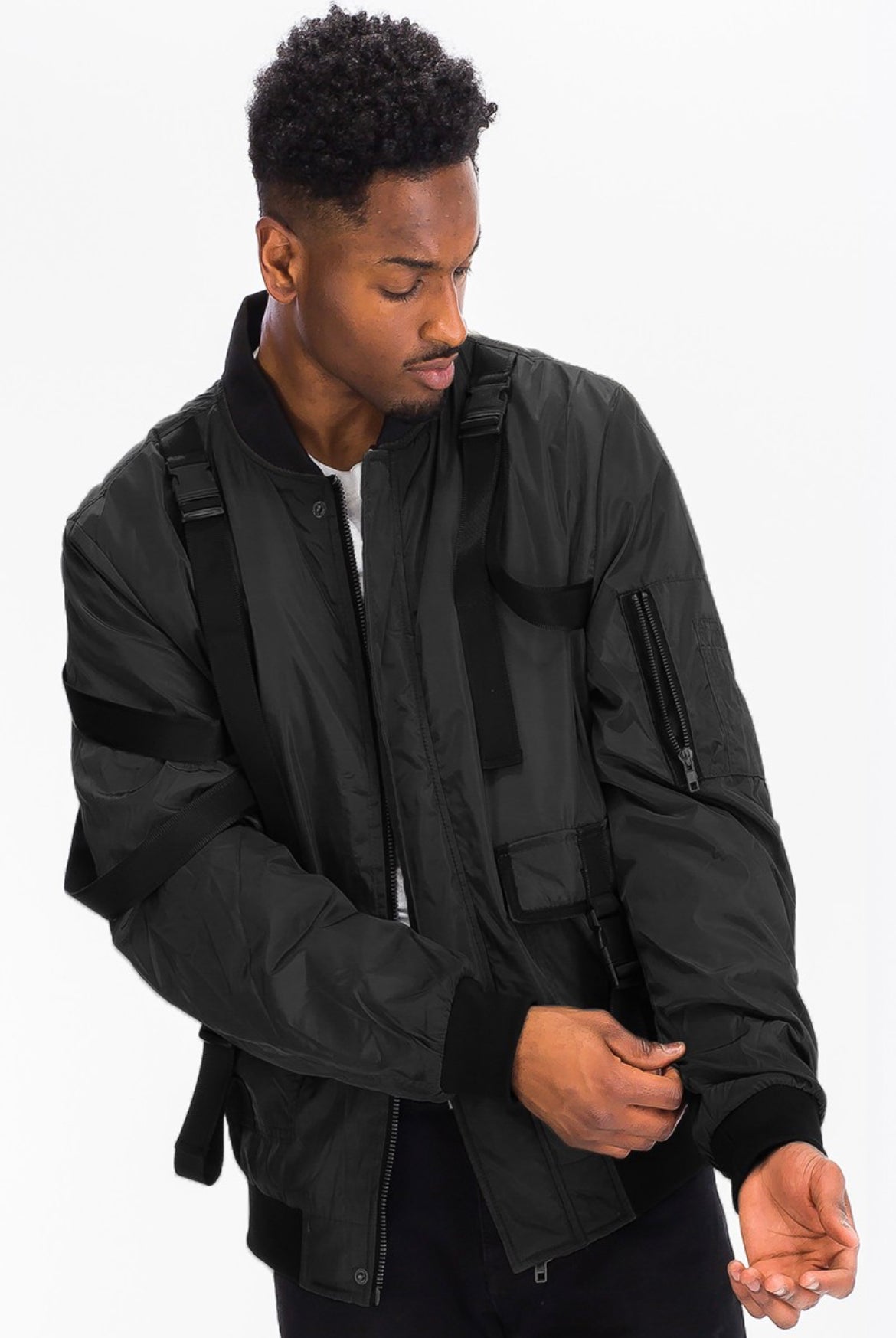 Weiv ( men’s utility strap jacket)