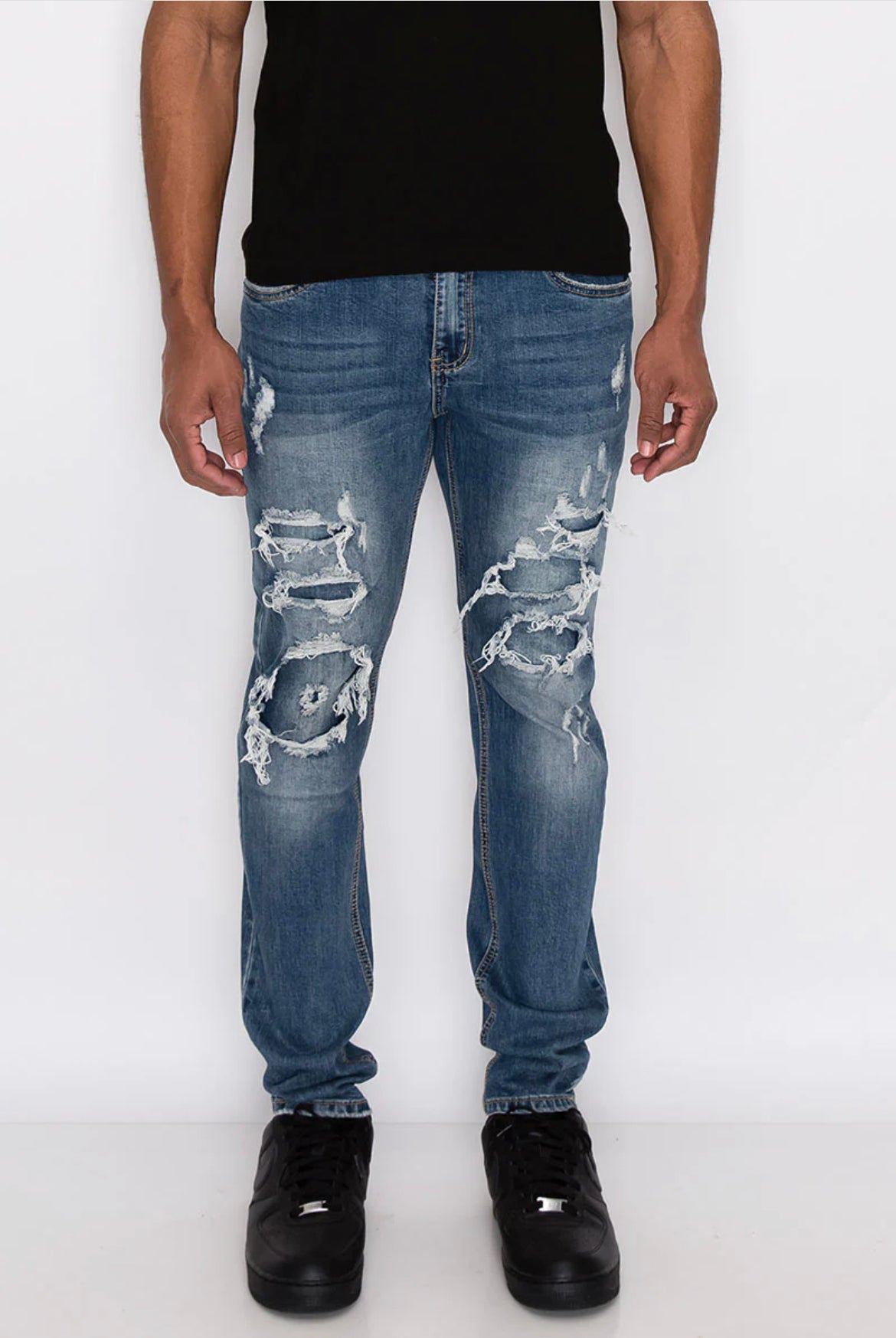 Victorious (Rip & Repair Denim Jeans) Indigo