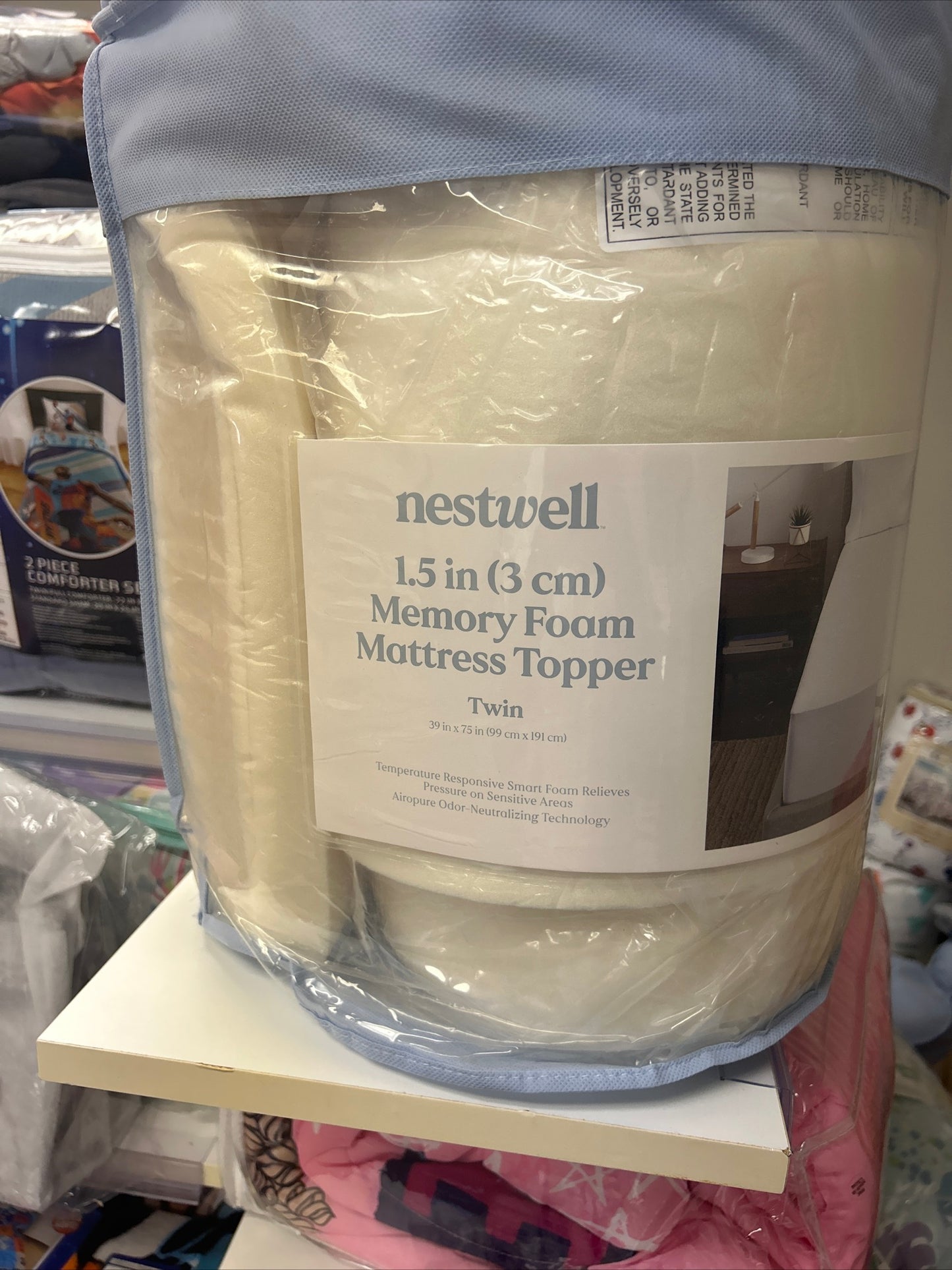 Nestwell Memory Foam Mattress Topper (twin)