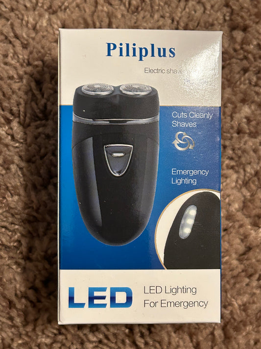 Pailipu Electric Shaver With Built in LED Light - AA Battery Powered Grooming