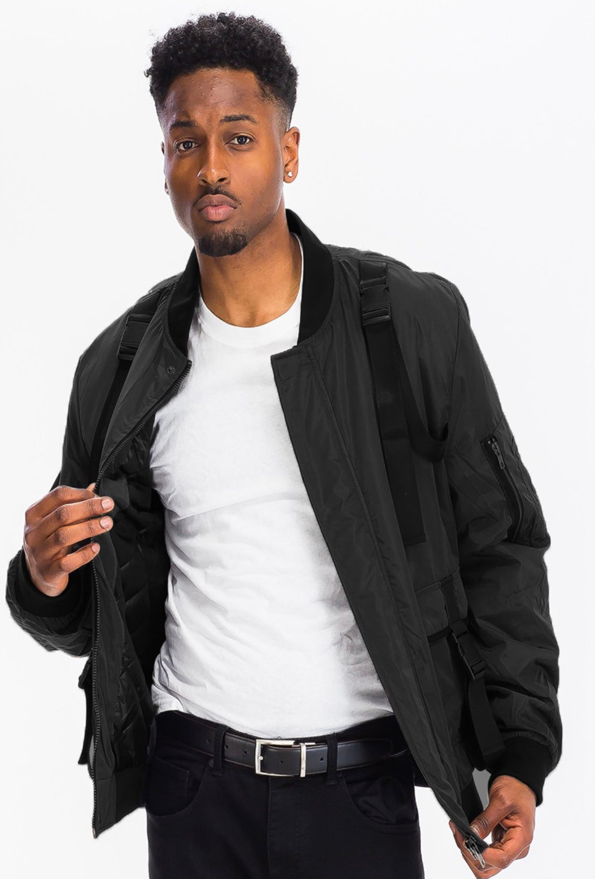 Weiv ( men’s utility strap jacket)