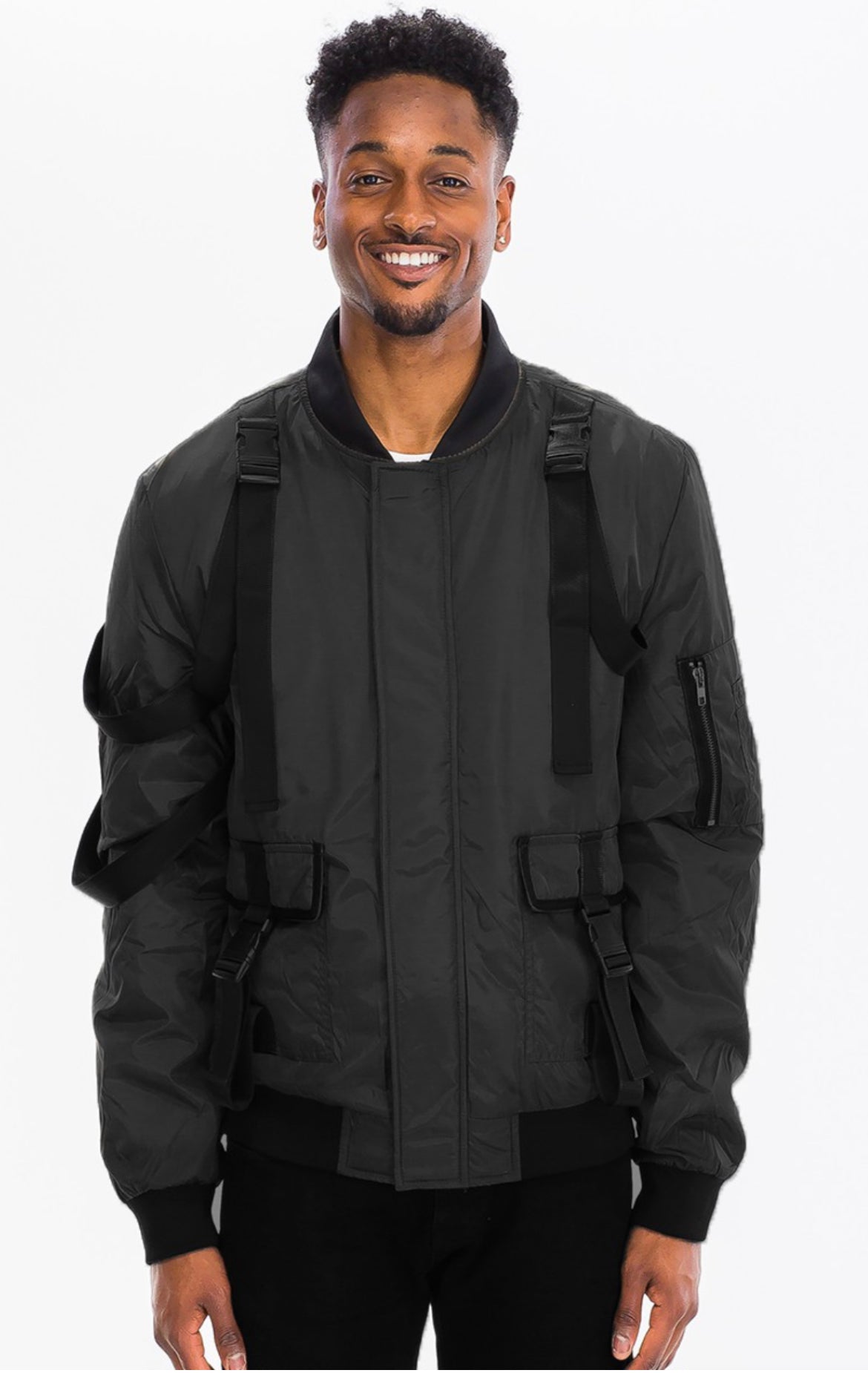 Weiv ( men’s utility strap jacket)