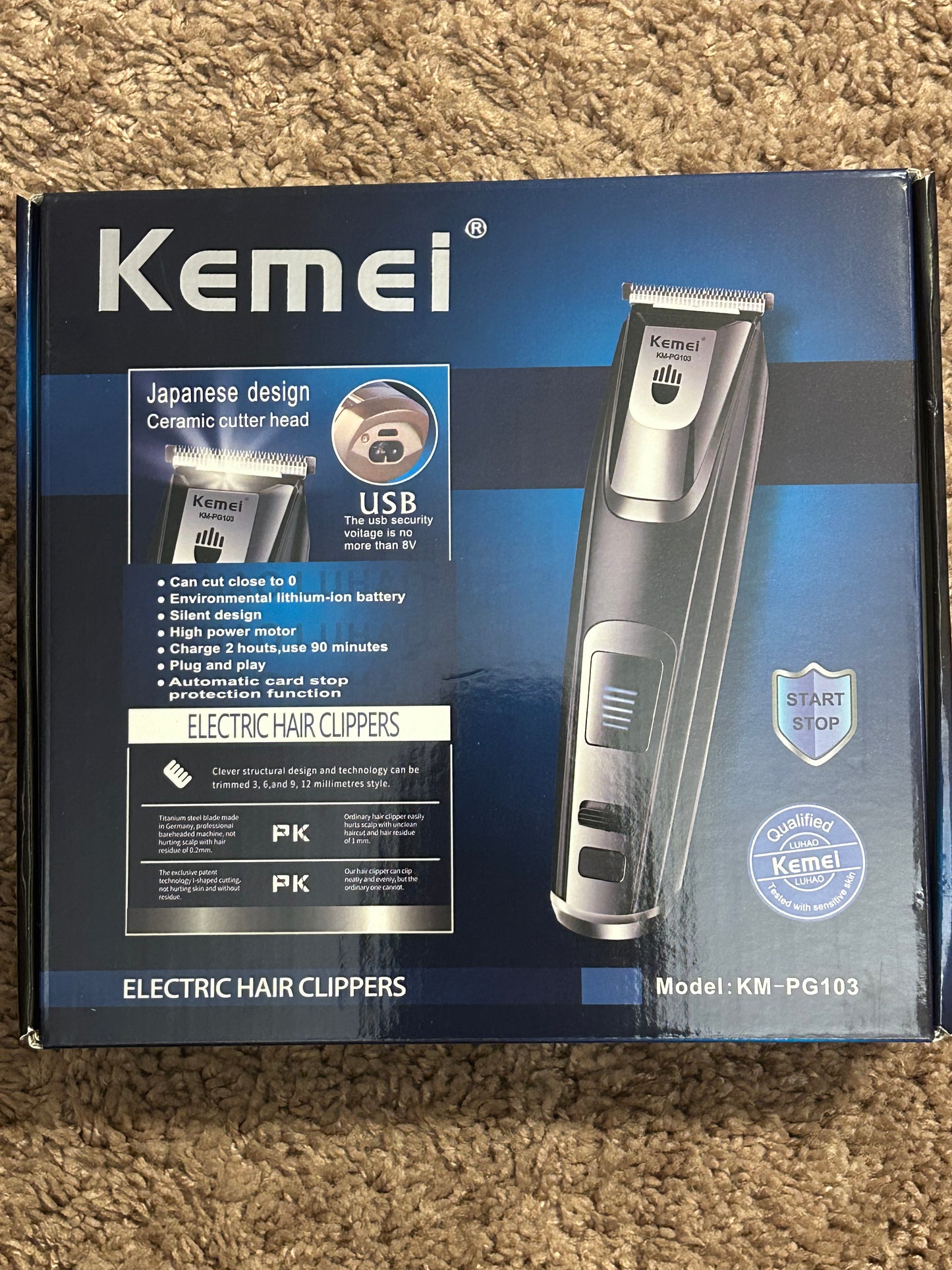 Kemei hair clipper KM-PG103