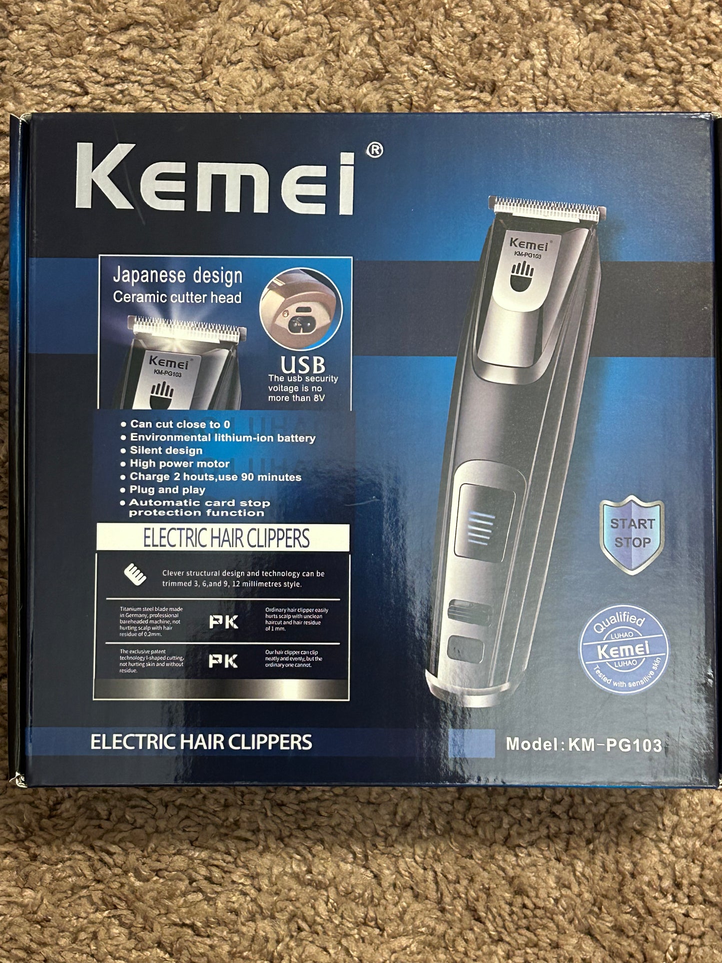 Kemei hair clipper KM-PG103