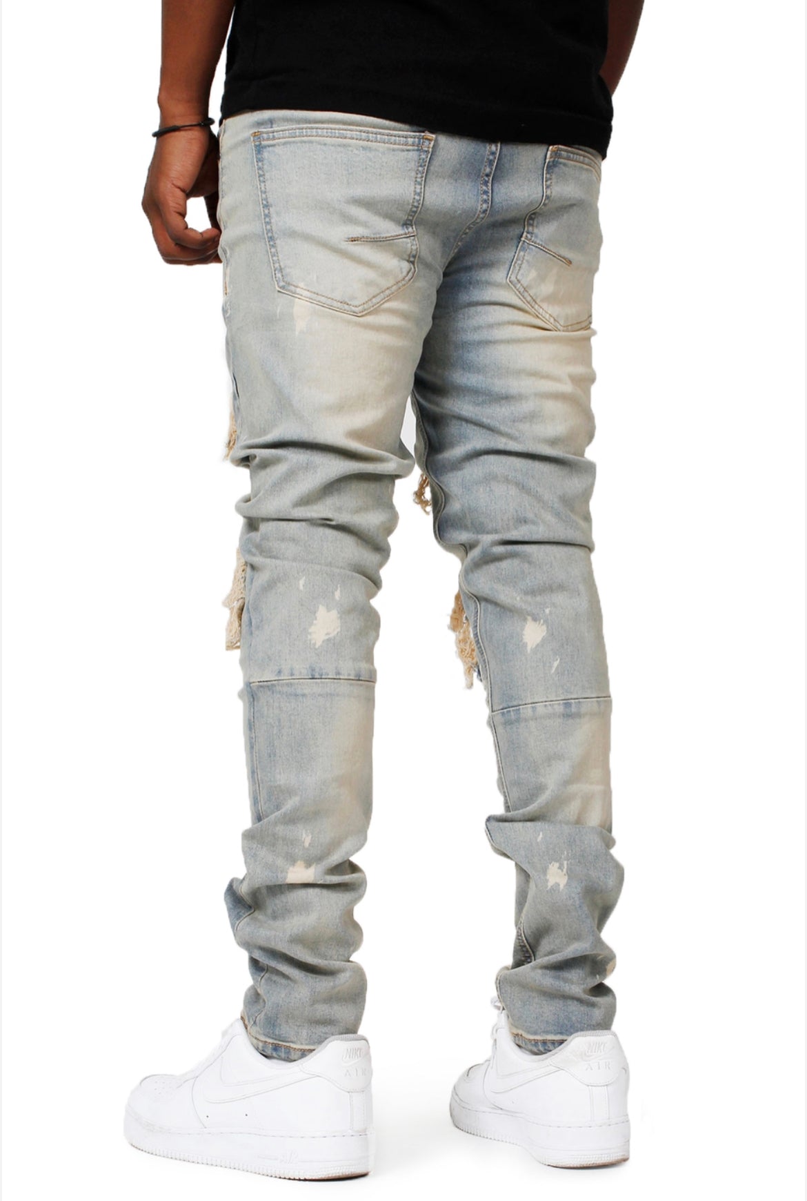 KDNK (smocking patched jeans)30-38