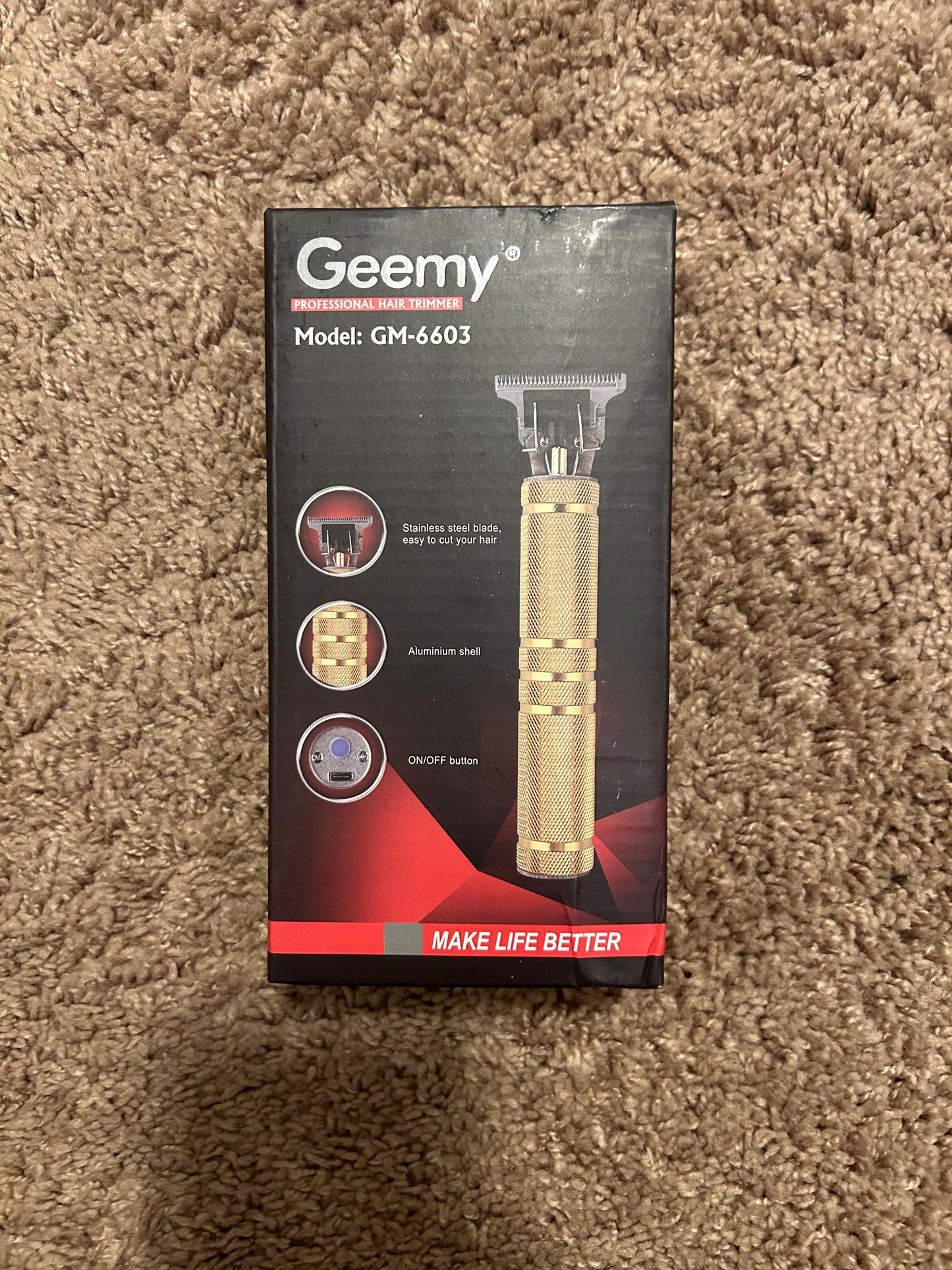 Geemy GM-6603 Professional Cordless Hair Trimmer