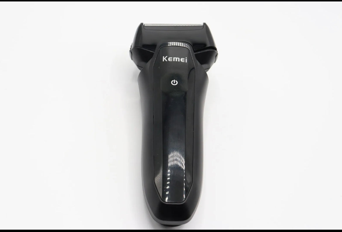 Kemei Mens Rechargeable Shaver with Two Blades Face Beard Sideburns Mustache KM-2025