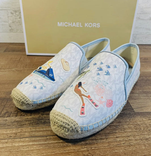 Michael Kors (Hastings Espadrille Flats Slip on Beach MK’s)sz 9.5M