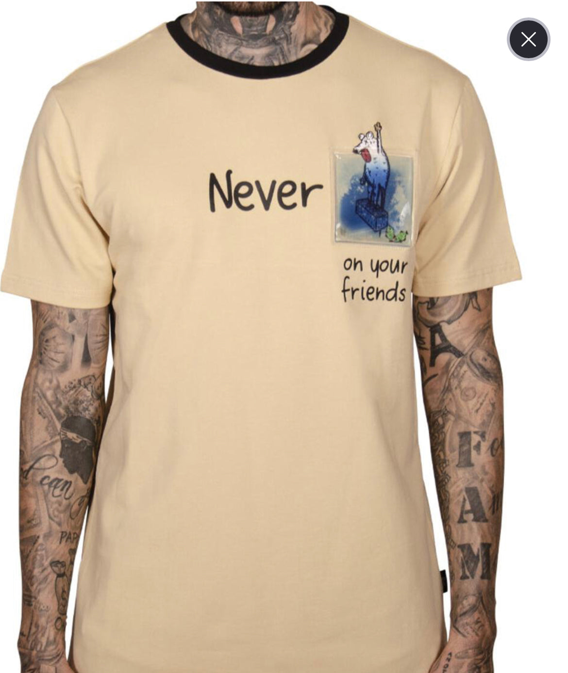 The Hideout Clothing (Never Rat
Swim With The Fishes Pocket Tee)